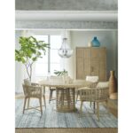 Surfrider 60in Rattan Round Dining Table 6015-75213-80 6015 75213 600 160 80 room