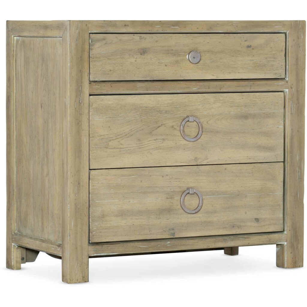 Surfrider Three-Drawer Nightstand 6015-90016-80 6015 90016 80 silo