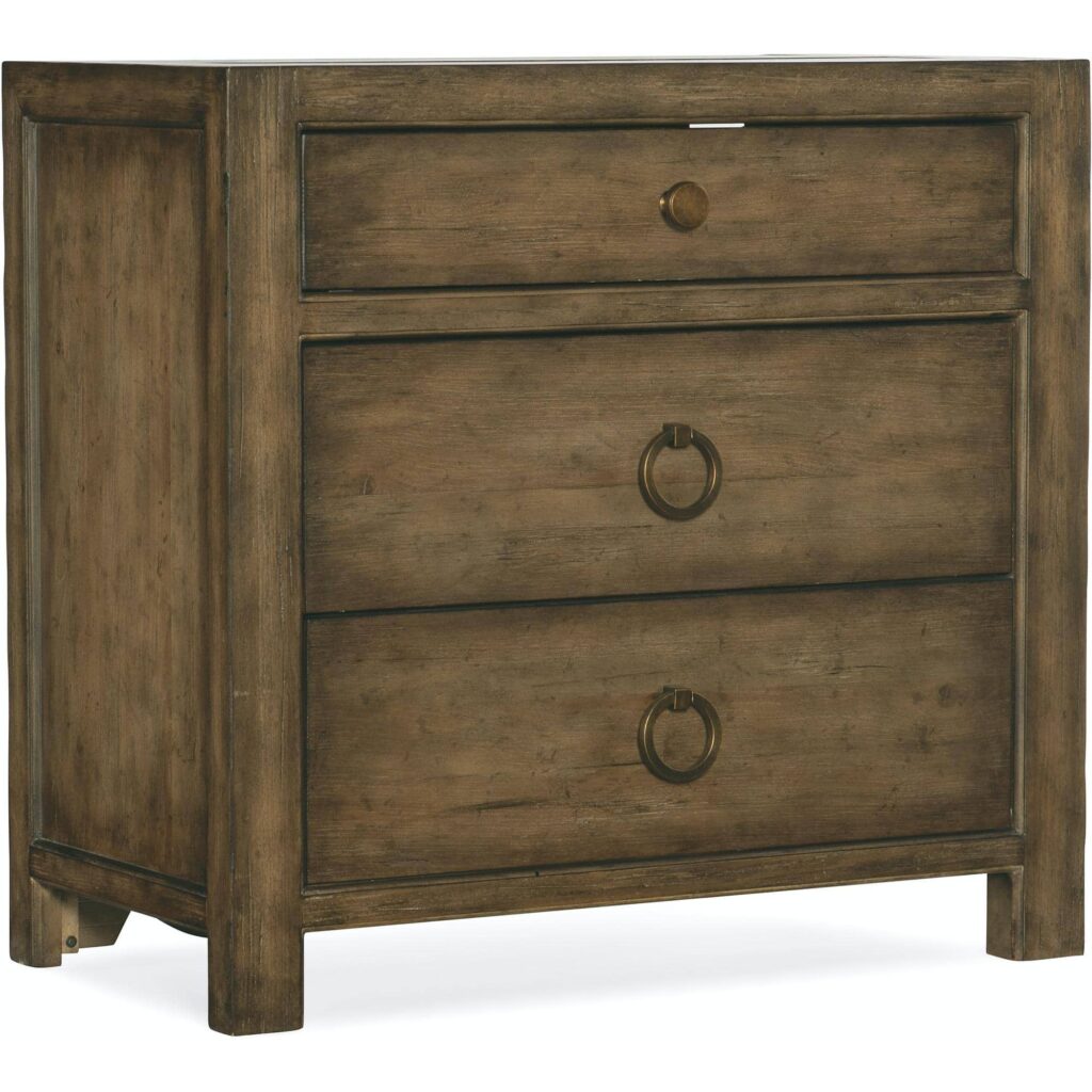 Sundance Three-Drawer Nightstand 6015-90016-89 6015 90016 89 silo