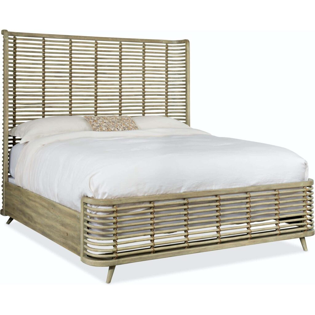 Surfrider Queen Rattan Bed 6015-90250-80 6015 90266 80 silo