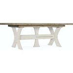 Alfresco Extendable Solid Oak Trestle Dining Table GCSR3149 6025 75200t 80 silo