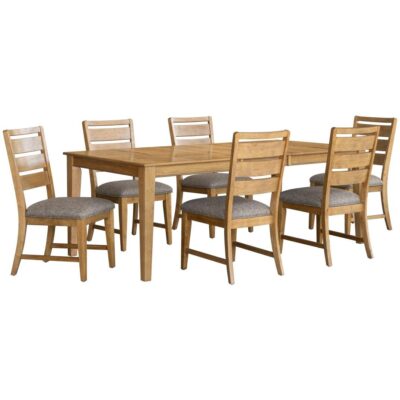 Terra 7-Piece Dining Set - Oak