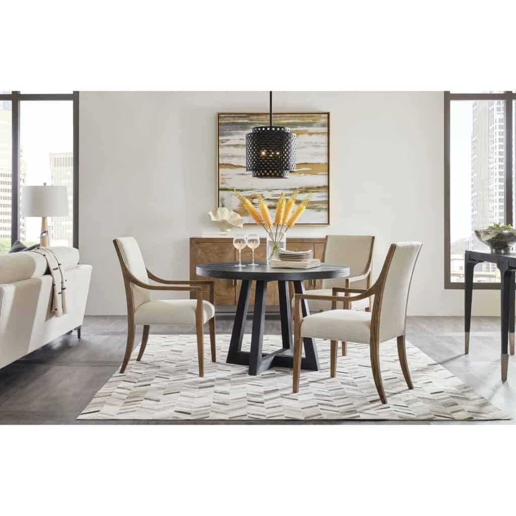 Chapman Shou Sugi Ban Petite Round Dining Table - Image 3