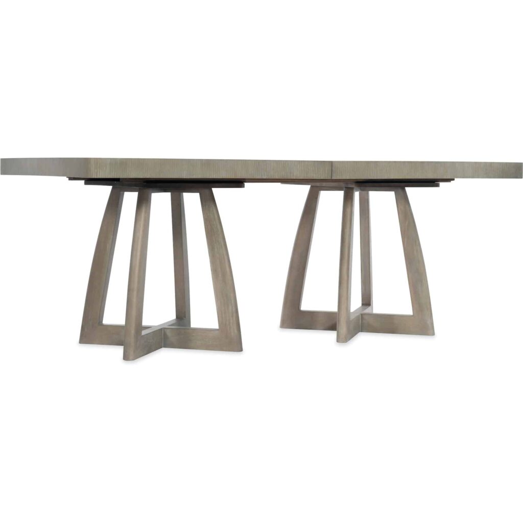 Affinity Pedestal Solid Wood Dining Table