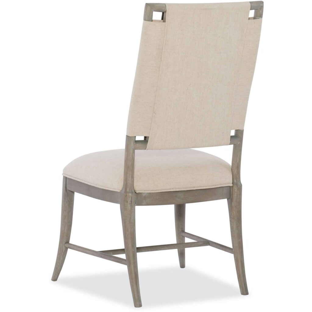 Affinity Upholstered Side Chair 6050-75410-GRY 6050 75410 gry silo back