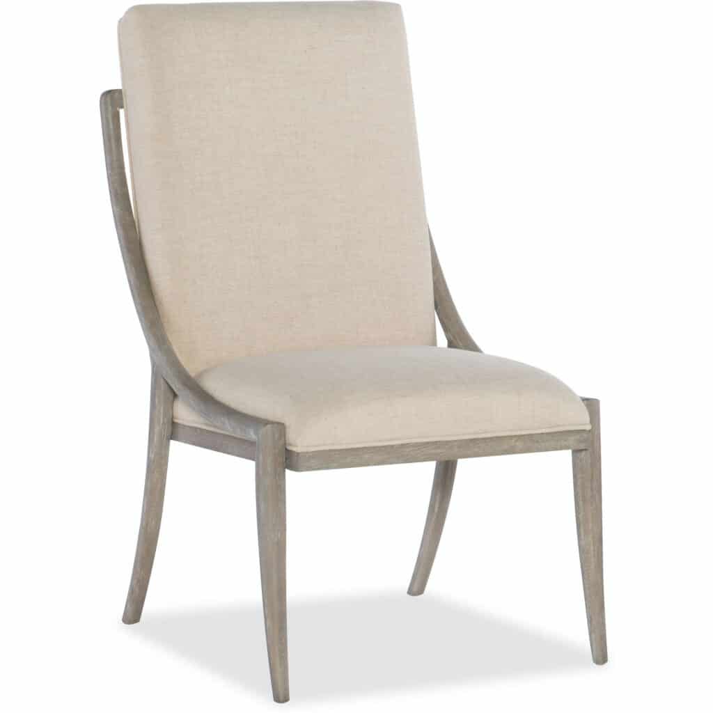 Affinity Slope Side Chair 6050-75510-GRY 6050 75510 gry silo front