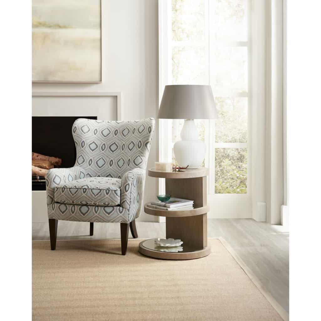 Affinity Round End Table 6050-80114-GRY 6050 80114 gry room