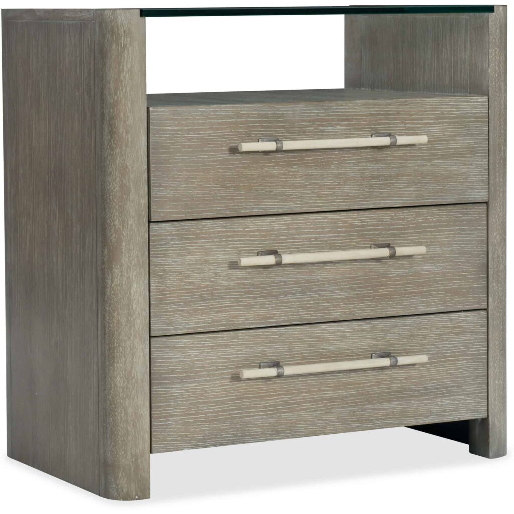 Affinity Three-Drawer Nightstand 6050-90016-GRY 6050 90016 gry silo