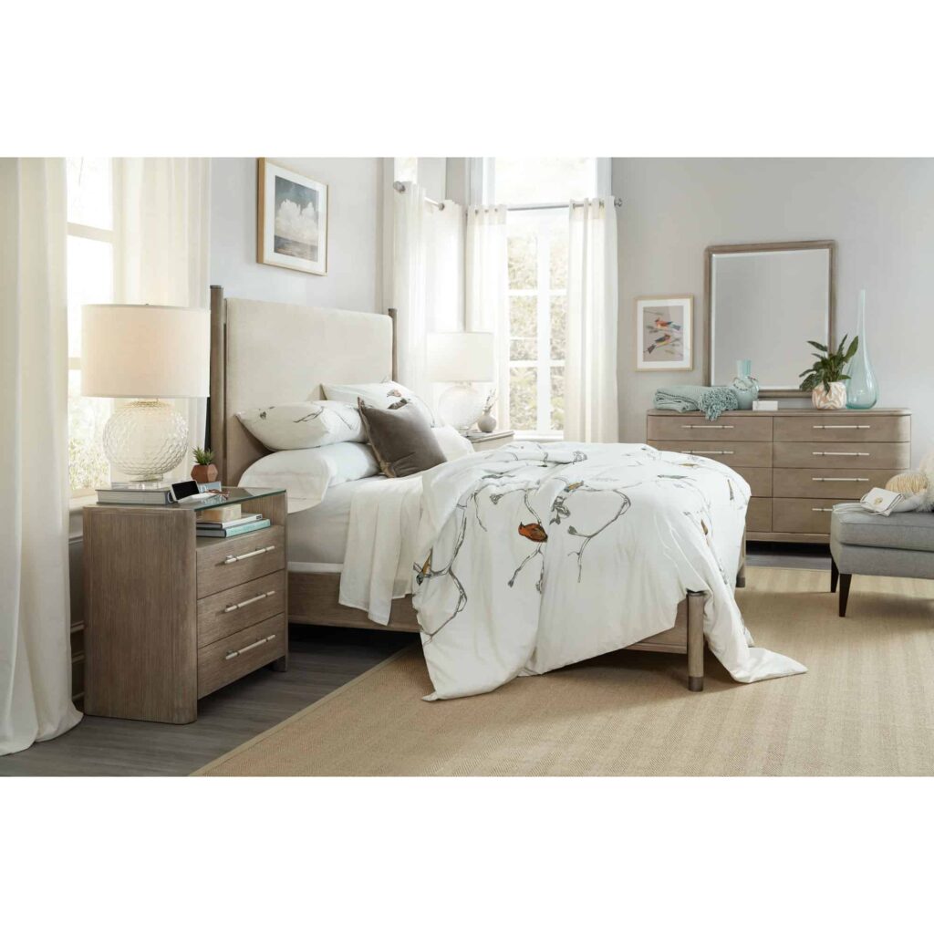 Affinity Queen Upholstered Bed 6050-90950-GRY 6050 90966 016 002 004 gry room