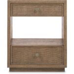 Sonnet Two-Drawer Nightstand GCSR5616 6072 90116 85 straight silo