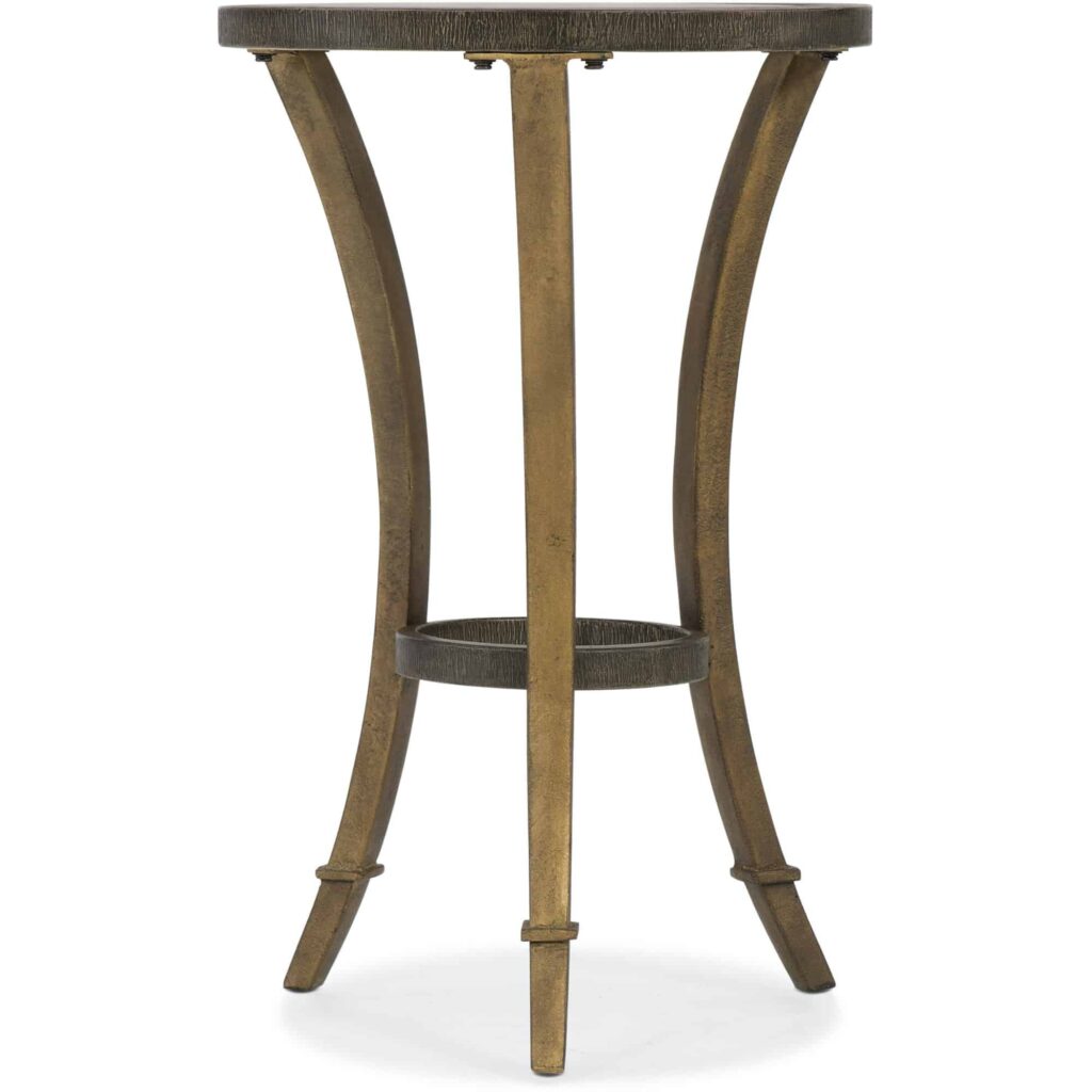 Round Accent Martini Table 6080-50001-MTL 6080 50001 mtl silo