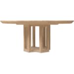Banyon Bay Round Dining Table with One 18-inch Leaf 6081-75201-82 6081 75201 82 straight silo1