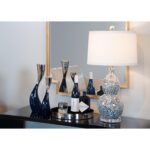 Snow Leopard Lamp - Blue 61043 61043 E