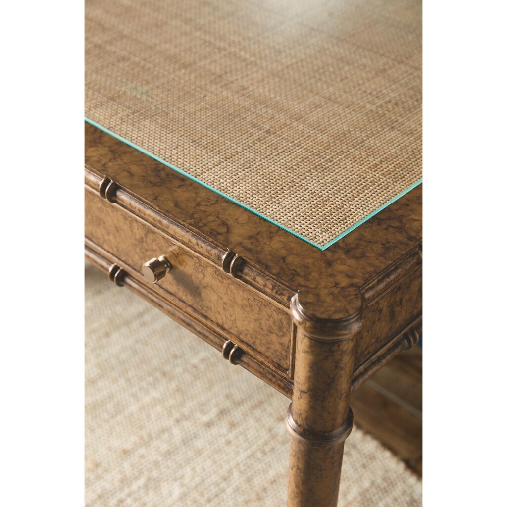 Archives Glass Top Writing Desk - Image 9