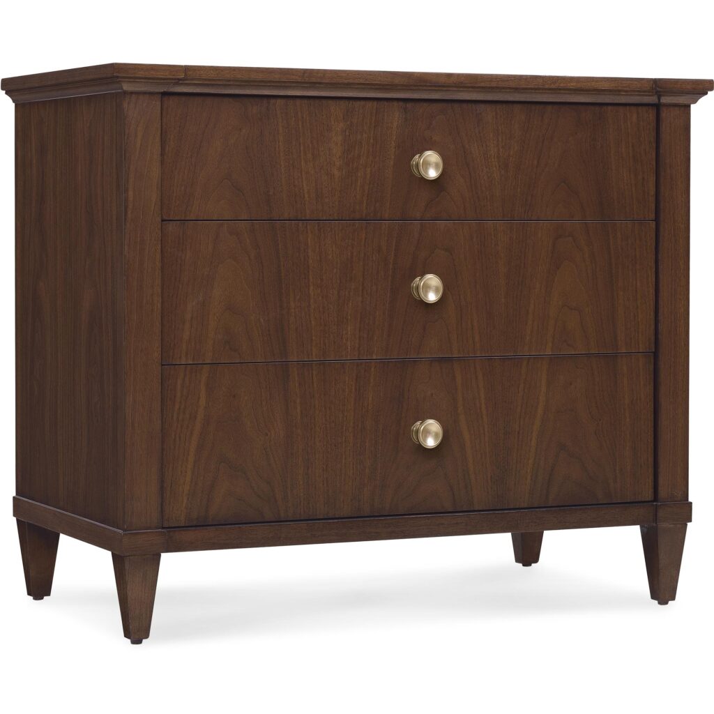 Archives Three-Drawer Nightstand