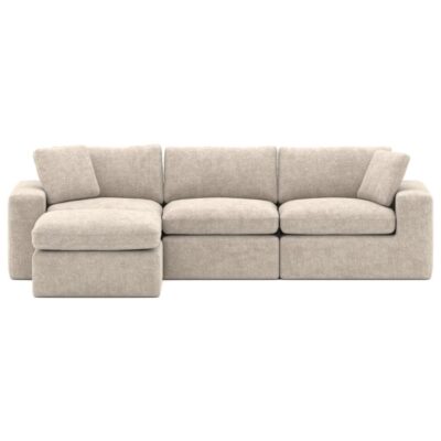Brassex Compression Sectional Sofa - Beige
