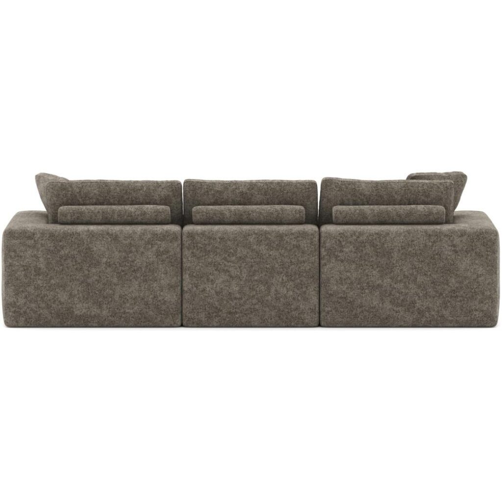 Brassex Compression Sectional Sofa - Brown - Image 5