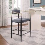 Mykos Counter Stool - Set of 2 - Grey 61327 61327 5