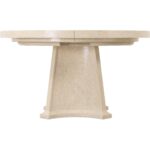 Westwood Round Dining Table with One 20-inch Leaf 6133-75221-80 6133 75221 80 straight silo
