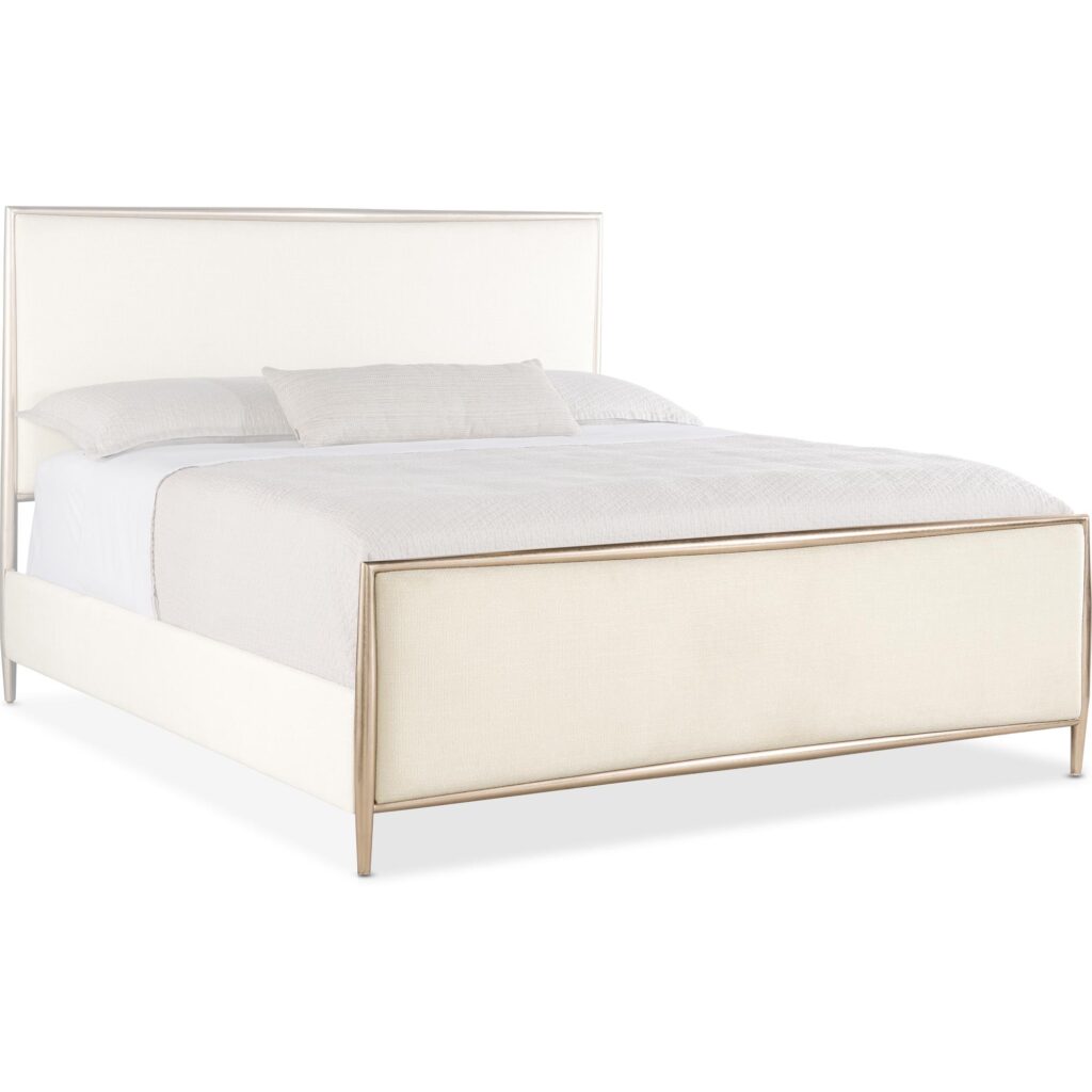 Westwood California King Upholstered Metal Bed - Image 9