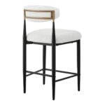 Kodi Counter Stool - Set of 2 - White/Black 61330 61330 4