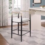 Mykos Counter stool - Set of 2 - Beige 61428 61428 7