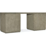 Linville Falls Desk - 72in Top-2 Small Files 6150-10904-85 6150 10904 85 back silo