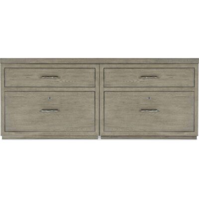 Linville Falls Credenza - 72in Top-2 Lateral Files 6150-10910-85 6150 10910 85 straight silo
