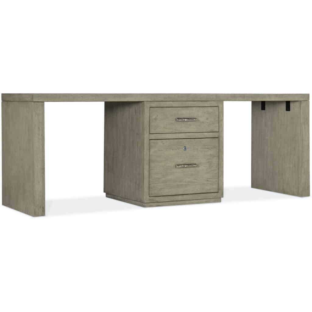 Linville Falls Desk - 84in Top-Small File and 2 Legs 6150-10914-85 6150 10914 85 silo