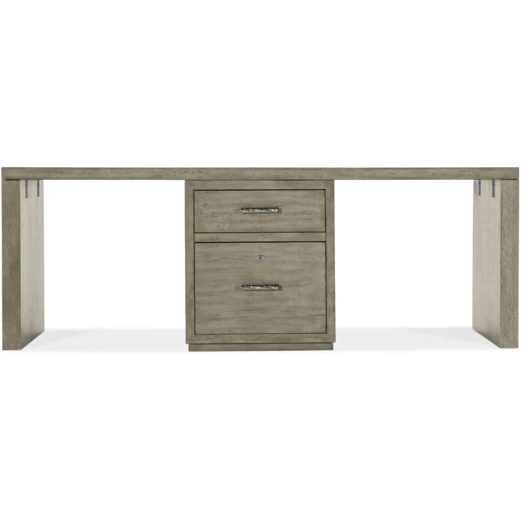 Linville Falls Desk - 84in Top-Small File and 2 Legs - Image 3