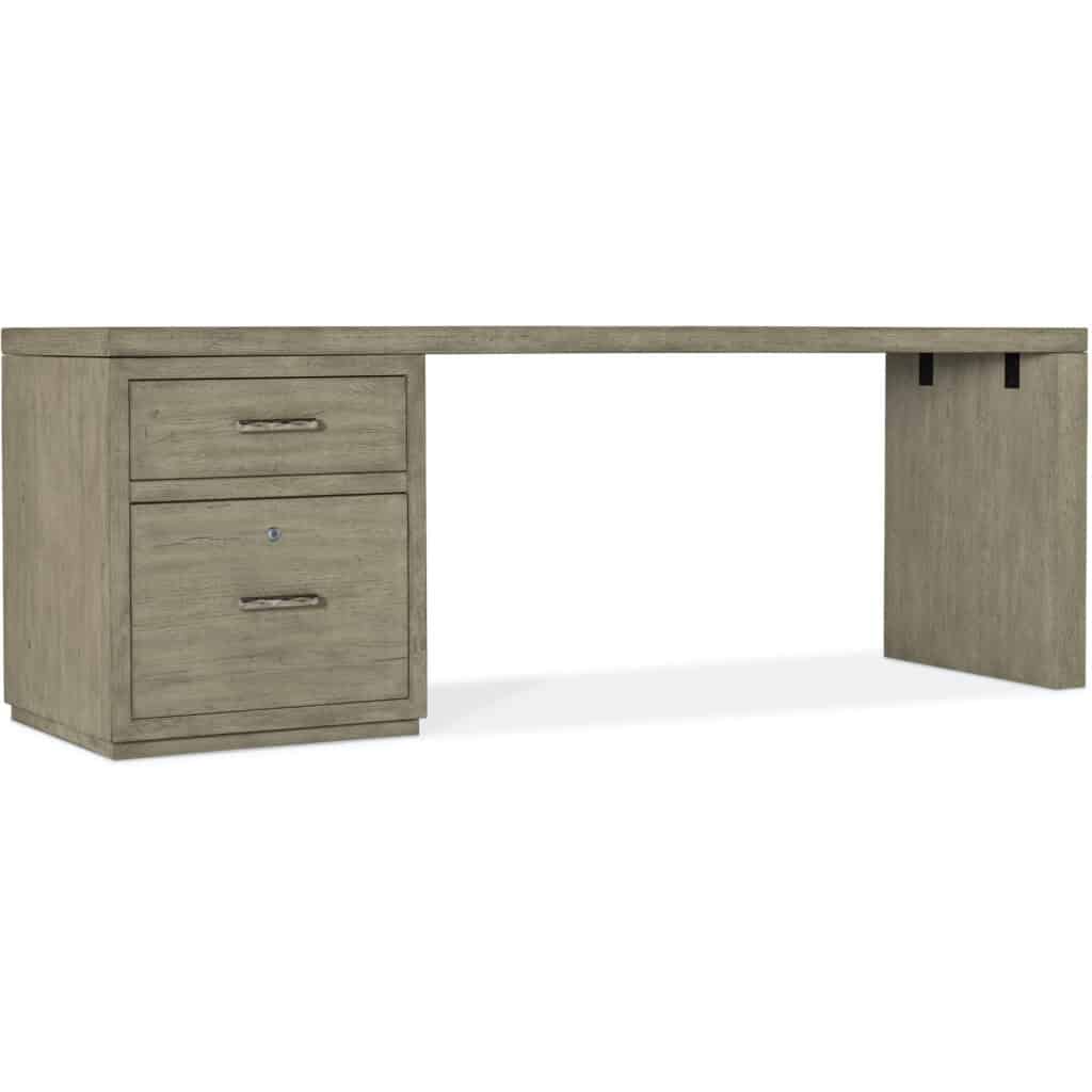 Linville Falls Desk - 84in Top-Small File and Leg 6150-10915-85 6150 10915 85 silo