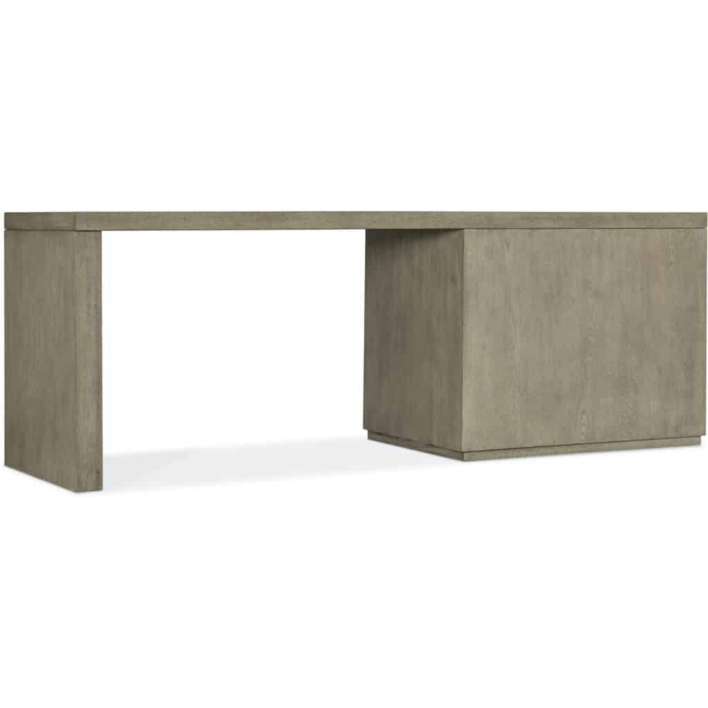 Linville Falls Desk - 84in Top-Open and Leg 6150-10916-85 6150 10916 85 back silo