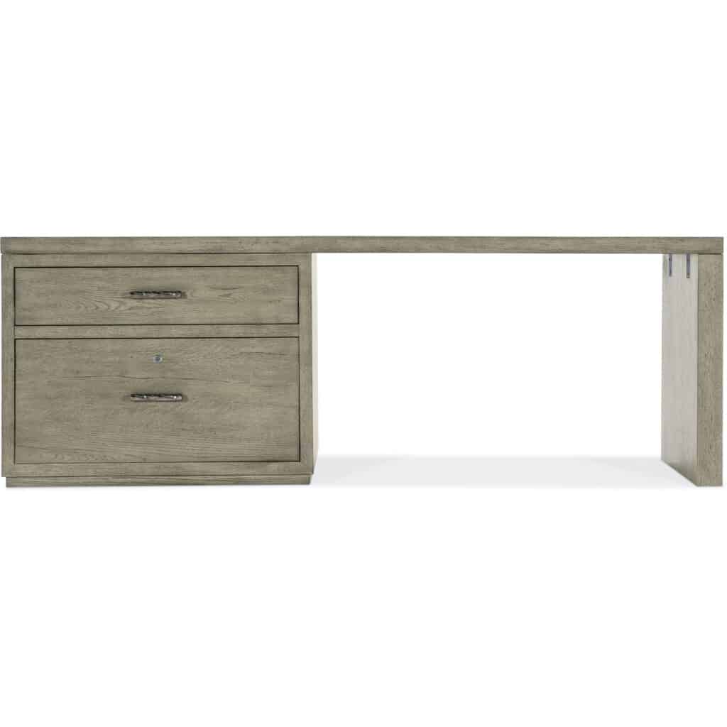 Linville Falls Desk - 84in Top-Lateral File and Leg 6150-10917-85 6150 10917 85 straight silo