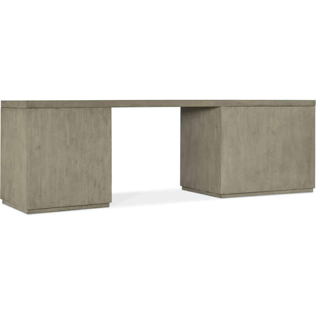 Linville Falls Desk - 96in Top-Small File and Lateral File 6150-10923-85 6150 10923 85 back silo