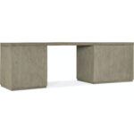 Linville Falls Desk - 96in Top-Small File and Lateral File 6150-10923-85 6150 10923 85 back silo