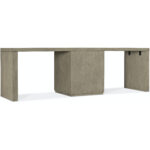 Linville Falls Desk - 96in Top-Small File and 2 Legs 6150-10924-85 6150 10924 85 back silo