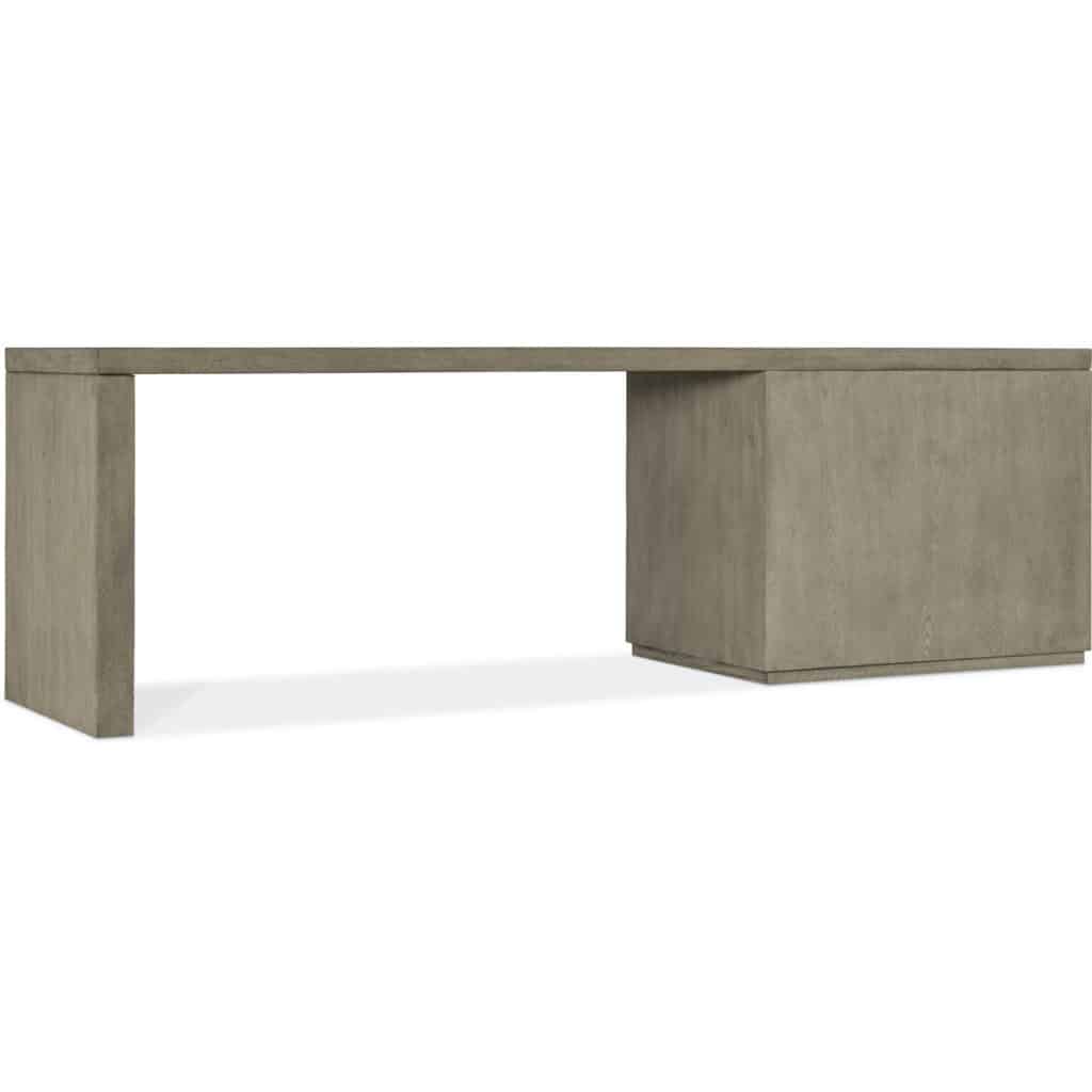 Linville Falls Desk - 96in Top-Open Desk Cabinet and 1 Leg 6150-10947-85 6150 10947 85 back silo