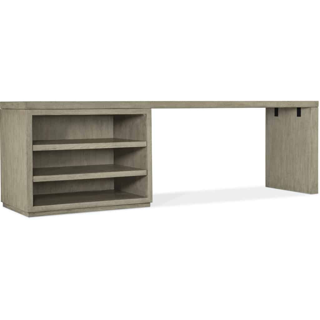 Linville Falls Desk - 96in Top-Open Desk Cabinet and 1 Leg 6150-10947-85 6150 10947 85 silo