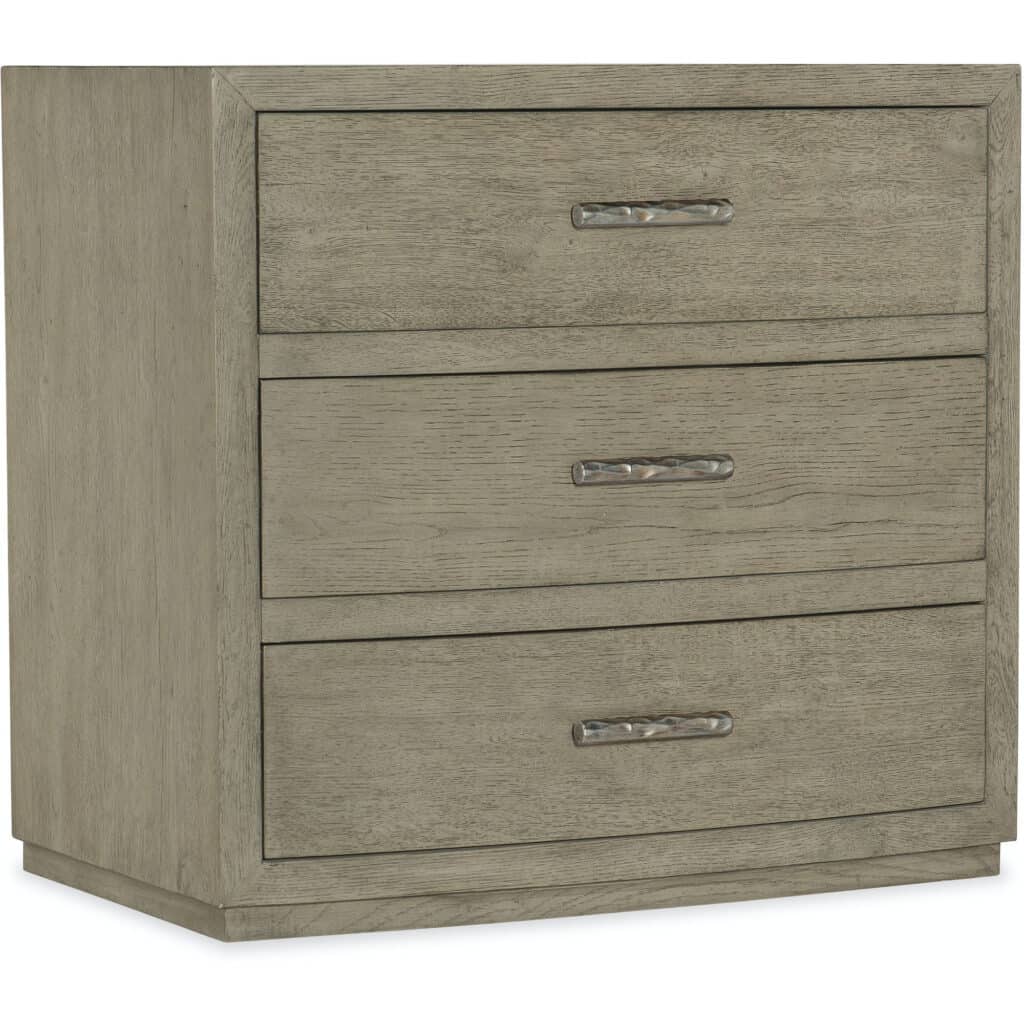 Linville Falls Ashford Three Drawer Nightstand 6150-90216-85 6150 90216 85 silo