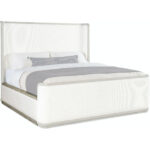 Linville Falls Boones King Upholstered Shelter Bed 6150-90466-85 6150 90453 85 silo