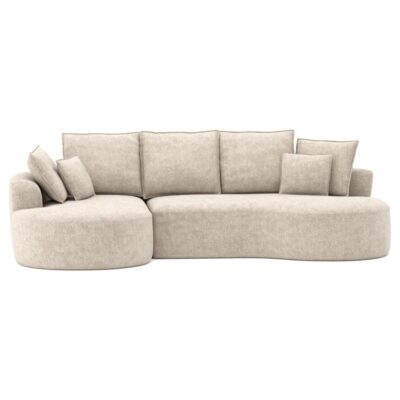 Brassex Compression Sectional Sofa - Beige