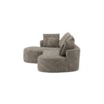 Brassex Compression Sectional Sofa - Brown 616112 616112 3