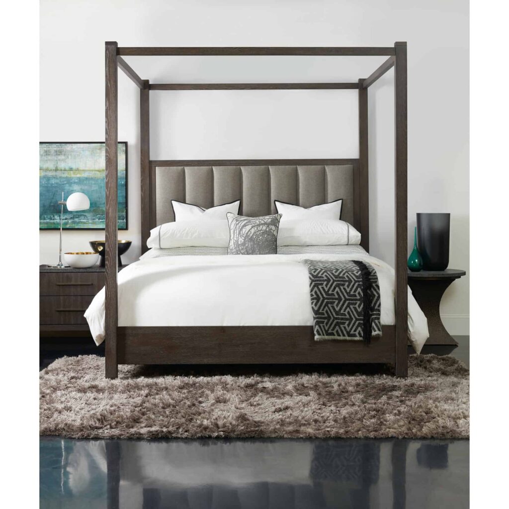 Miramar Aventura Jackson King Poster Bed w-Tall Posts & Canopy 6202-90666-TALL 6202 90666 dkw room