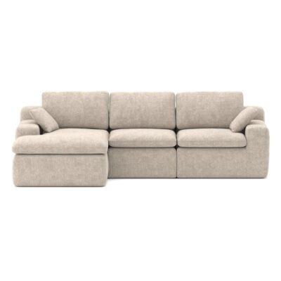 Brassex Compression Sectional Sofa - Beige