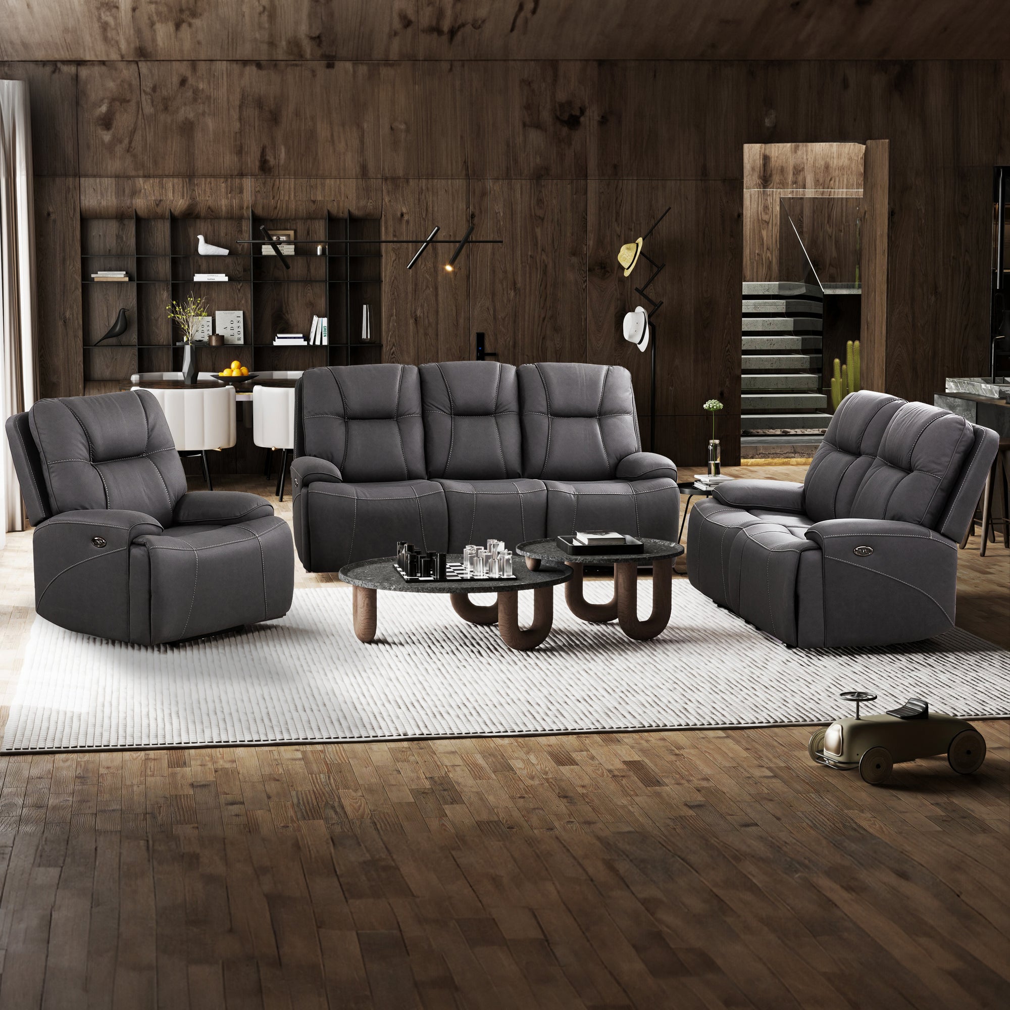Kirke Power Motion Loveseat 2 Kirke Power Motion Loveseat - Image 2