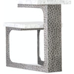 Melange Georgie Side Table 628-50035-00 628 50035 00 back silo