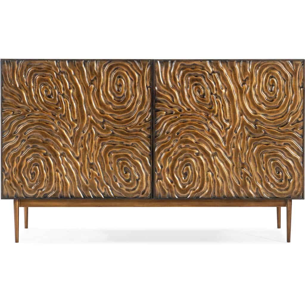 Melange Fingerprints Two Door Credenza 628-50216-15 628 50216 99 straight silo