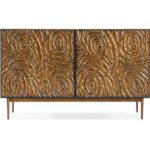 Melange Fingerprints Two Door Credenza 628-50216-15 628 50216 99 straight silo