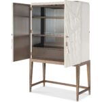 Melange Dream Weaver Bar Cabinet 628-50733-05 628 50733 05 open silo2