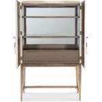 Melange Dream Weaver Bar Cabinet 628-50733-05 628 50733 05 straight open silo